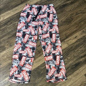 Marvel Pajama Bottoms - Black, Red, and White